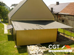 garaż blaszany